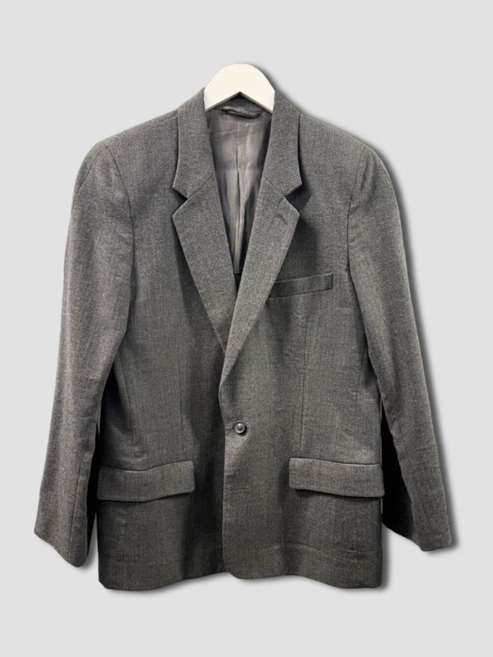 MAISON MARTIN MARGIELA AW10 Grey Wool Slim Fit Blazer Suit Jacket Sz IT 50